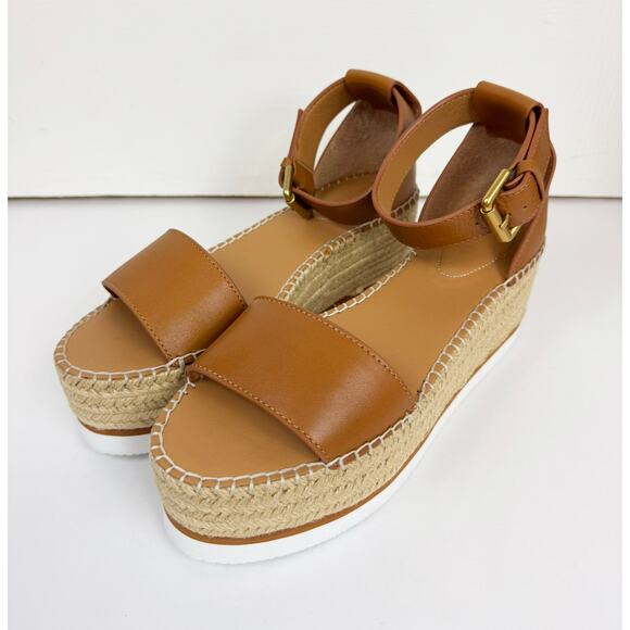 SEE BY CHLOE TAN GLYN FLATFORM ESPADRILLES - Picture 3 of 7